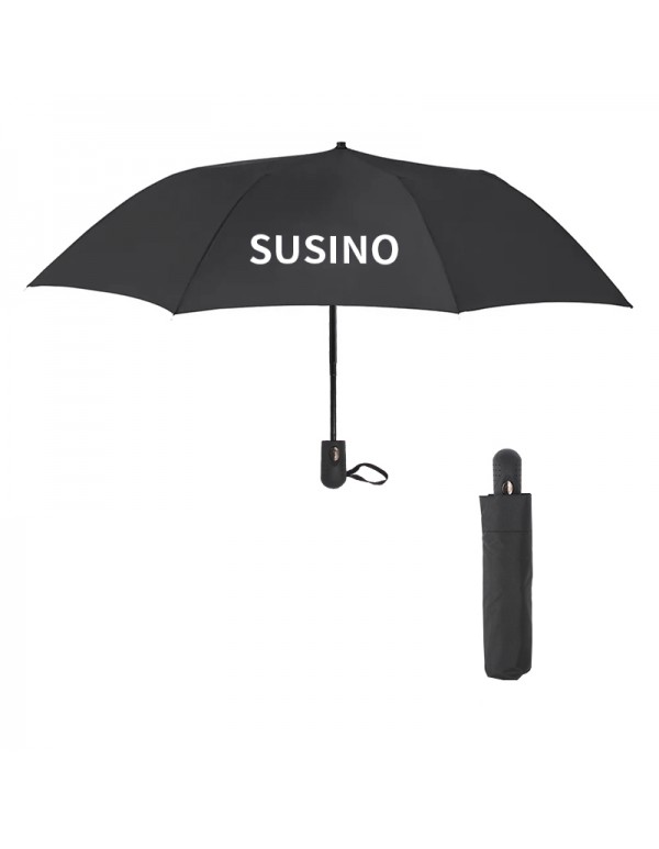 38 inch Customized umbrellas, Auto Open/Close folding windproof umbrella, waterproof and protective portable umbrella, 8 Ribs tough and not easy to bend, with umbrella cover