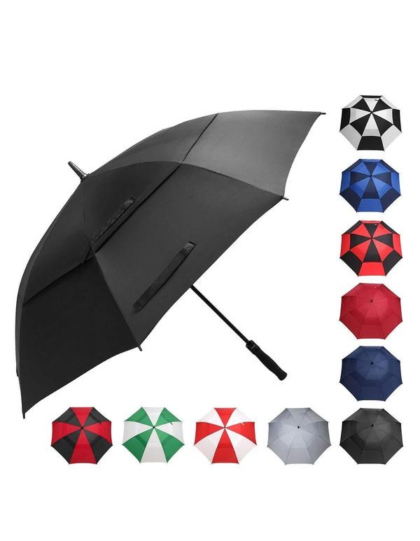 54inch Double Layers Vebted Canopy Golf Umbrellas